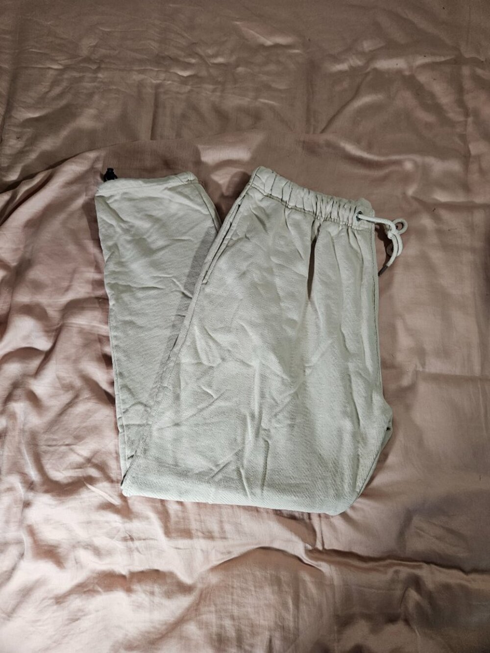 Thoison Cream Dusty Pink Sweatpants Joggers